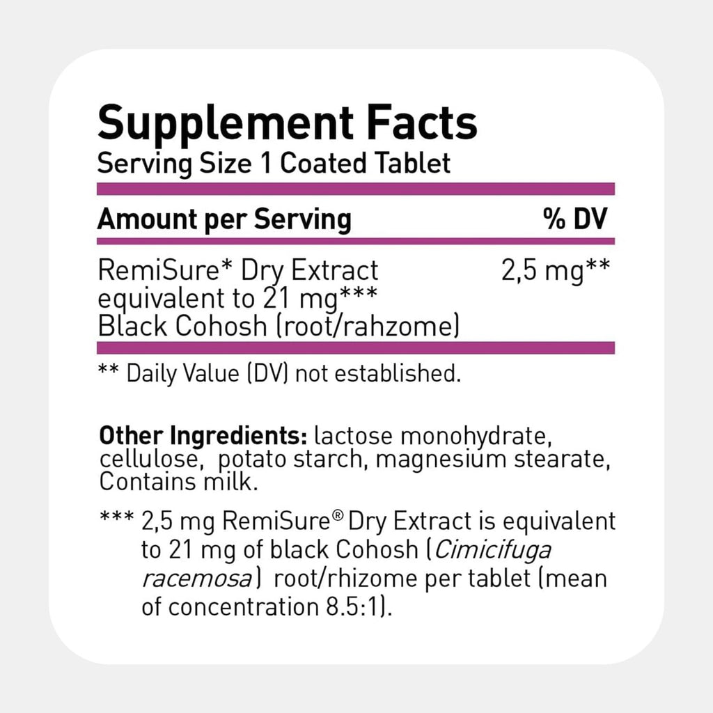 Remifemin Menopause Relief – Clinically Proven Black Cohosh

