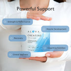 Creatine Monohydrate Powder by Alaya Naturals – Micronized

