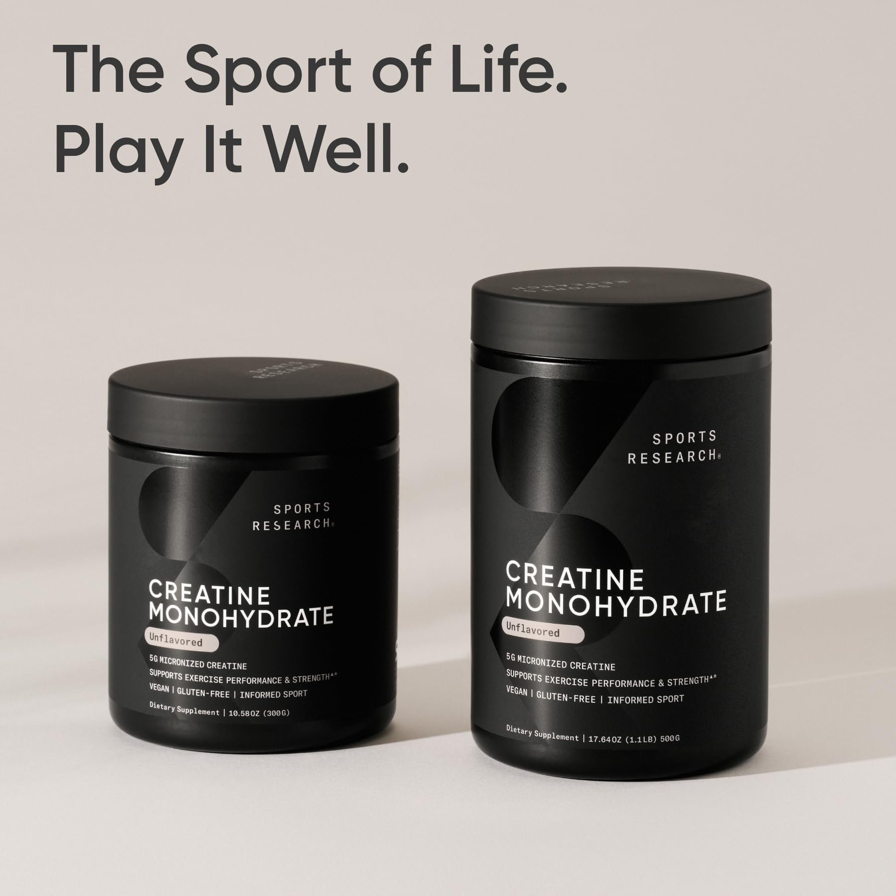 Sports Research Creatine Monohydrate Powder 5 g Micronized

