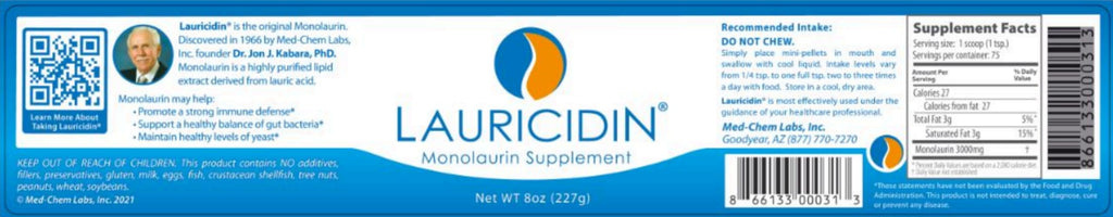 Lauricidin Monolaurin Supplement for Immune Health

