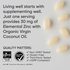 Sports Research Zinc Picolinate 30mg Coconut Oil

