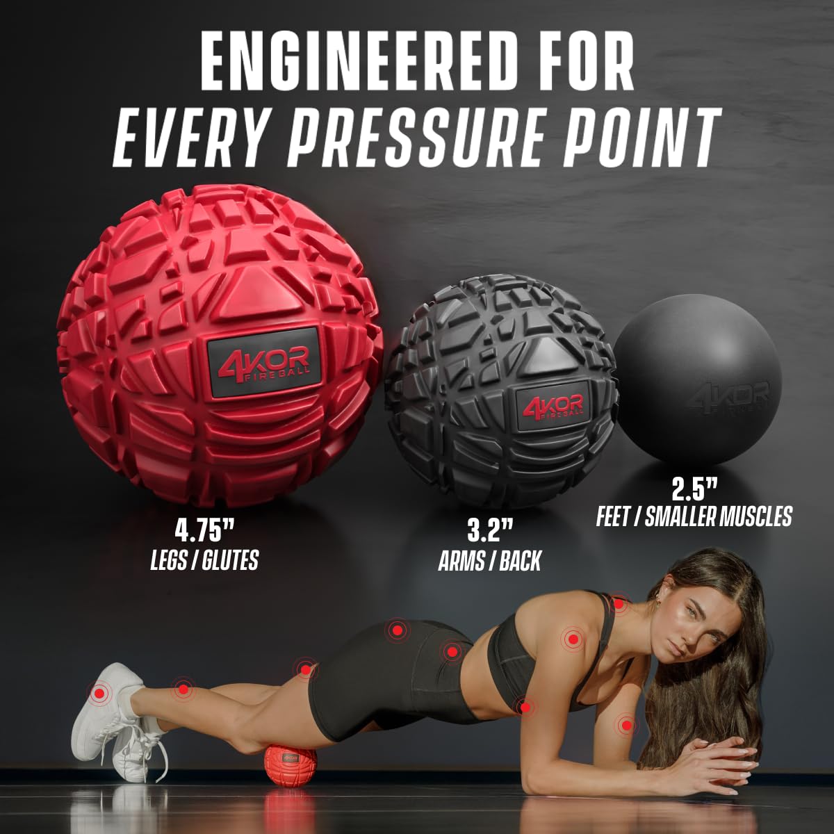 4KOR Massage Balls for Trigger Point Therapy | Myofascial Release

