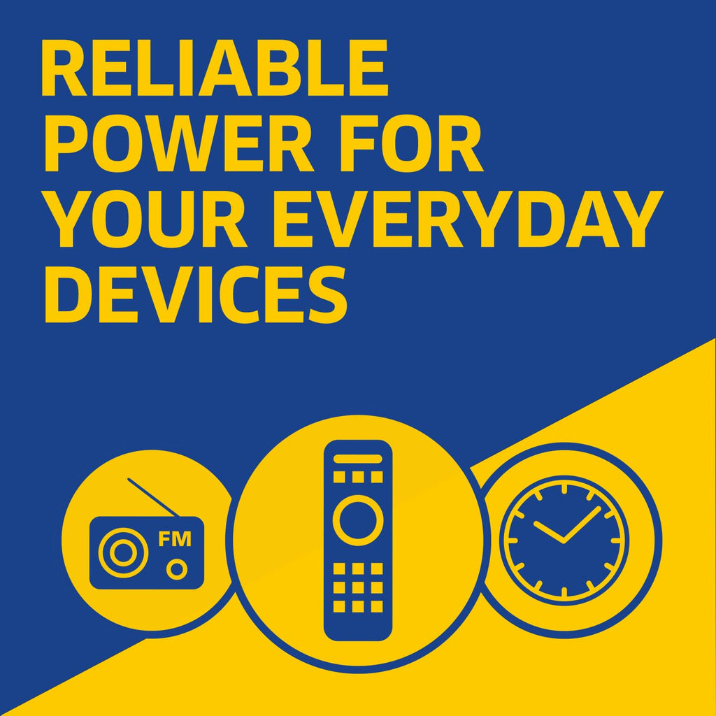 Varta Longlife AA Alkaline Batteries - Mercury Free

