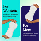 Because Overnight Booster Pads for Incontinence Underwear

