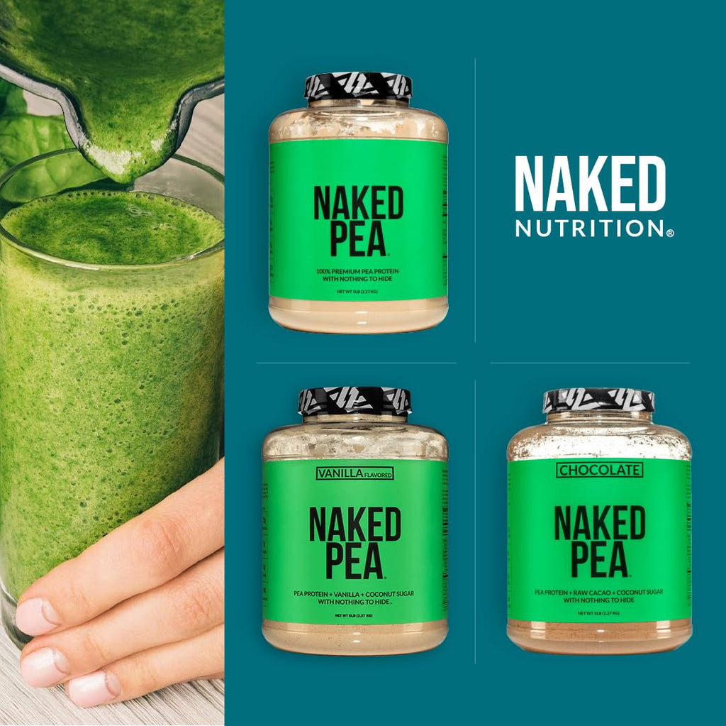 NAKED Pea Protein Powder - 100% Pea Protein Isolate

