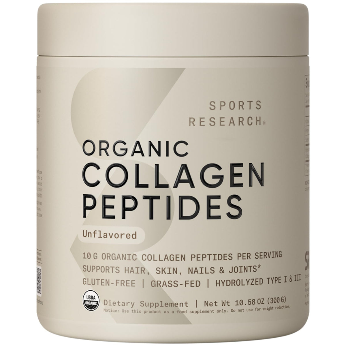 Sports Research Bovine Colostrum Powder – Easy to Mix, Single-Ingredient Immunity Support