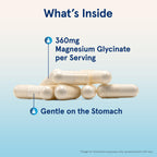 Jarrow Formulas Magnesium Glycinate Veggie Capsules 360 mg

