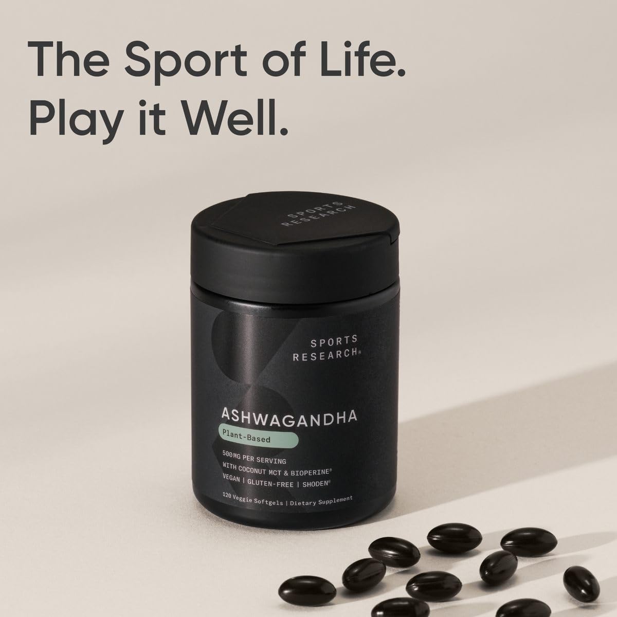 Ashwagandha Softgels with Coconut MCT Oil

