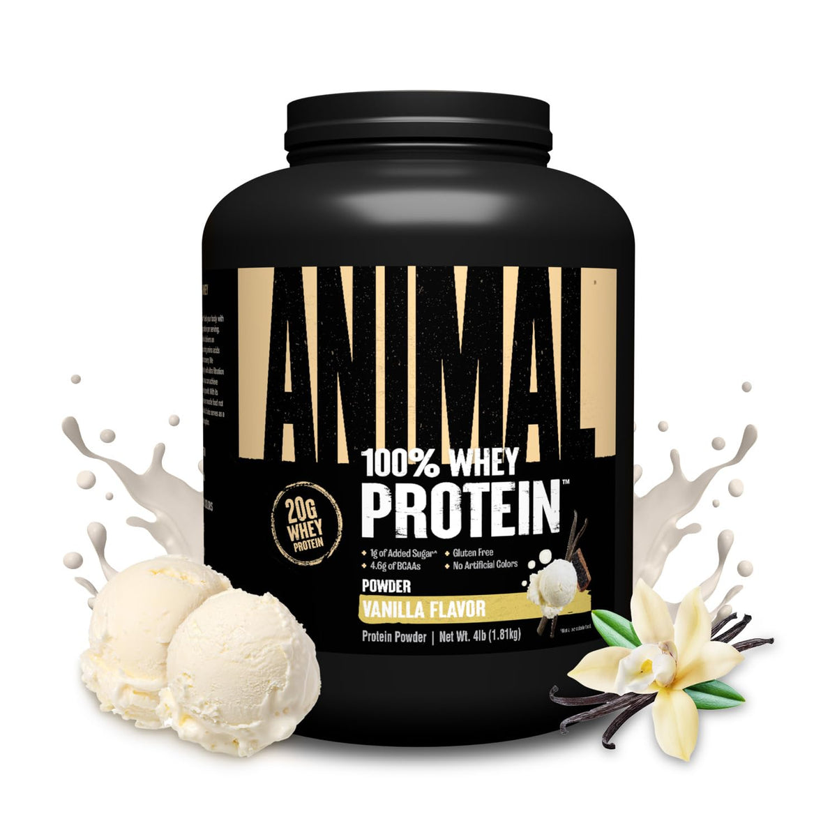 Animal 100% Whey Protein Powder – Whey Blend for Muscle Support