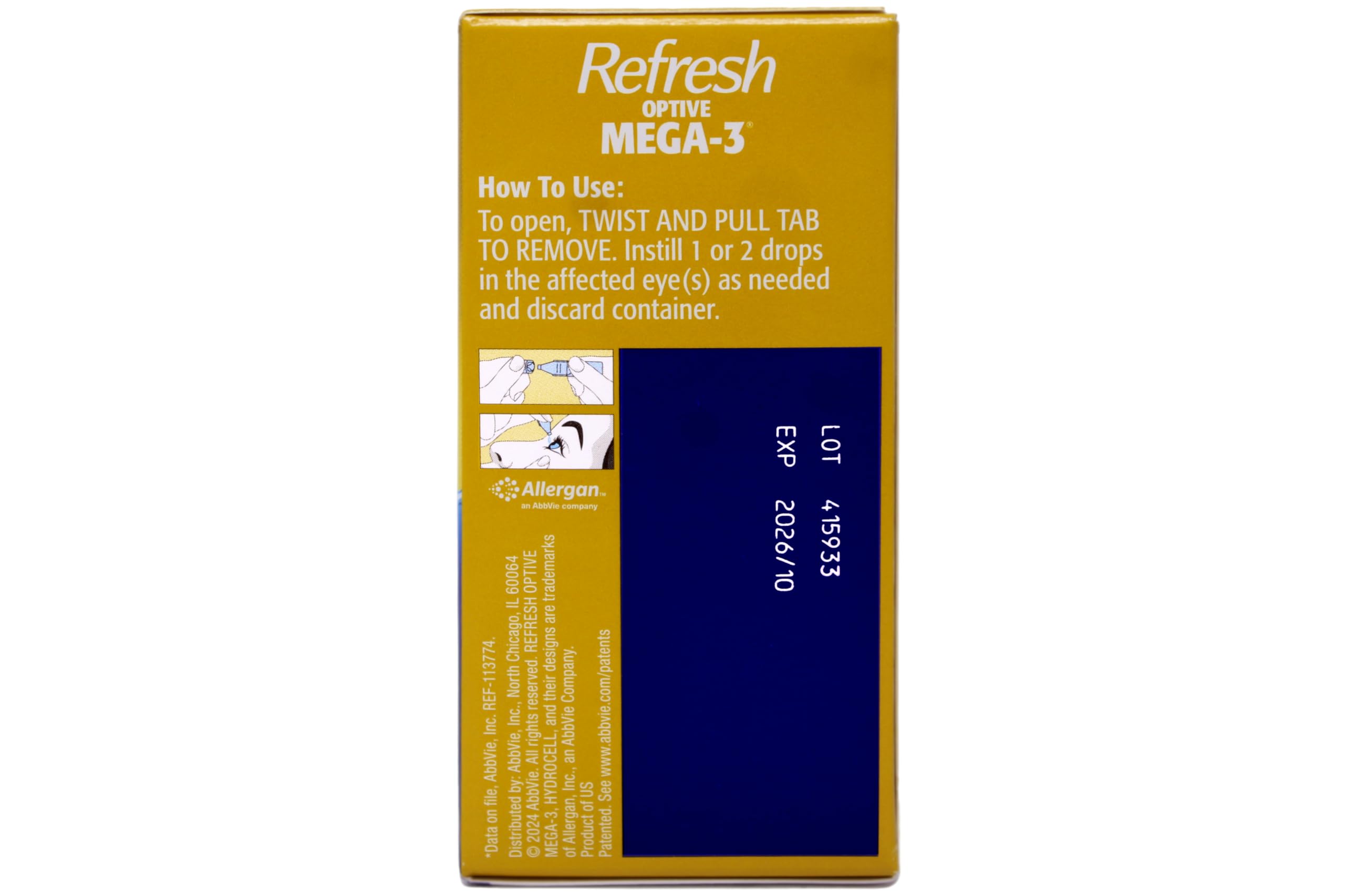 Refresh Optive Mega-3 Preservative-Free Eye Drops


