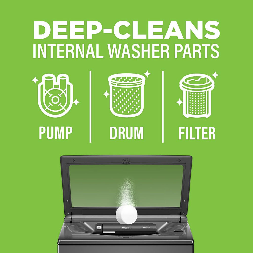 Affresh Washing Machine Cleaner - Deep Odor & Grime Removal

