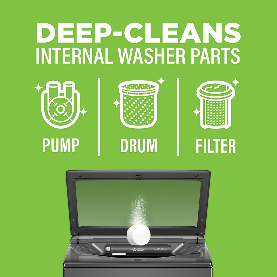 Affresh Washing Machine Cleaner - Deep Odor & Grime Removal

