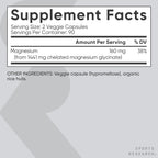 Sports Research Magnesium Glycinate - Chelated 160 mg

