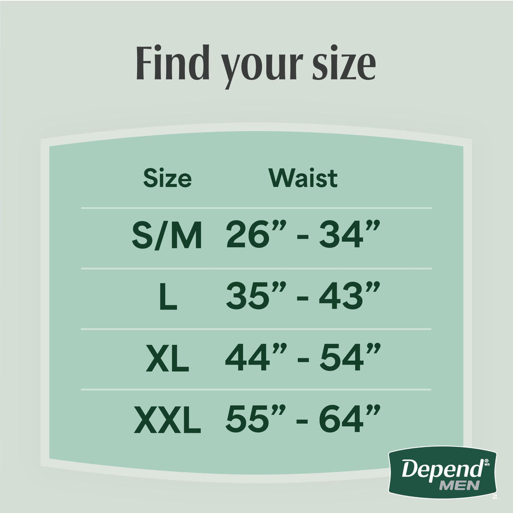 Depend Fresh Protection Men’s Incontinence Underwear

