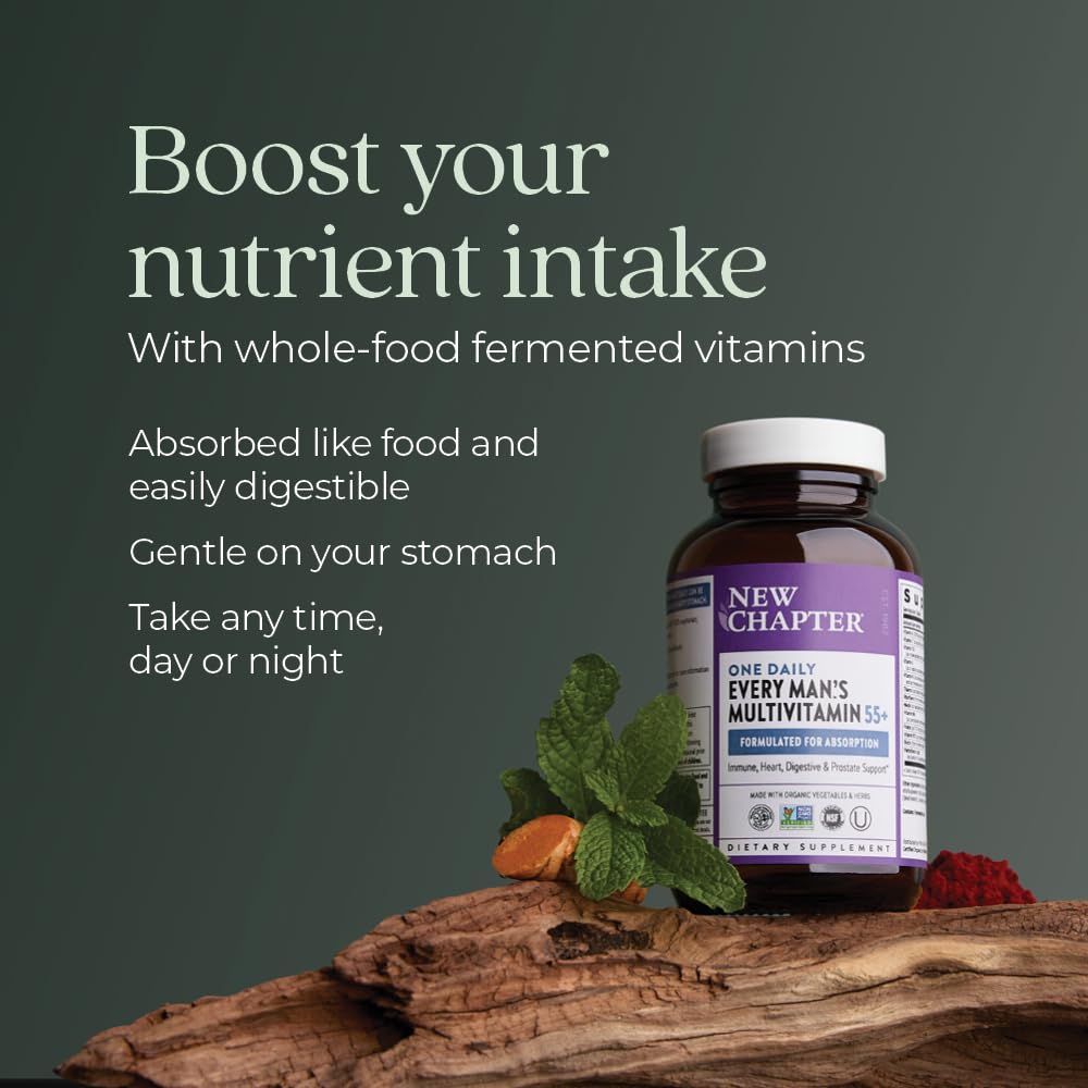 New Chapter One Daily Every Man's 55+ Multivitamin

