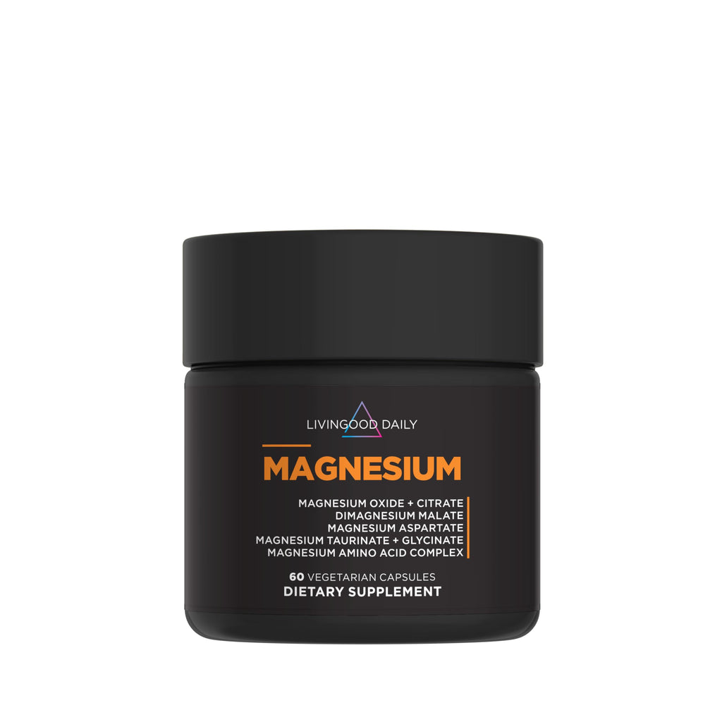Livingood Daily Magnesium Supplement for Heart Health Sleep

