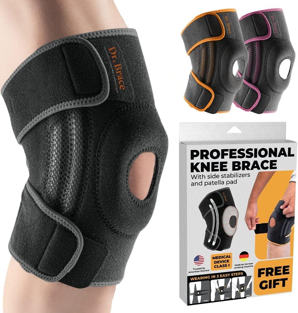 Knee Brace DR. BRACE ELITE with Side Stabilizers

