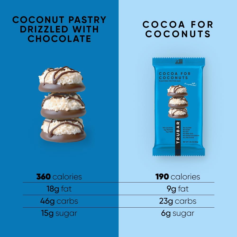 TRUBAR Vegan Protein Bar | Plant Based, Gluten Free

