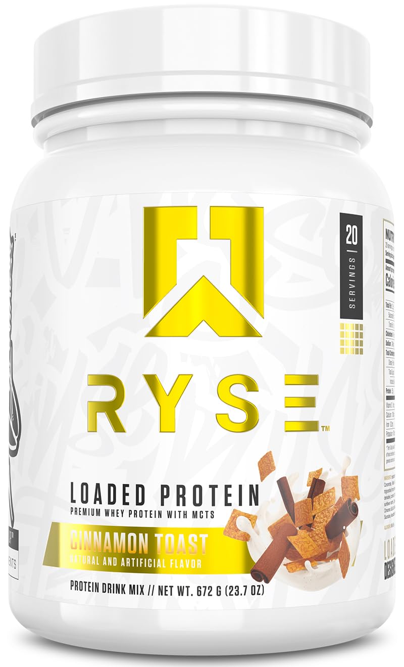 RYSE Loaded Protein Powder with Whey Isolate & Concentrate