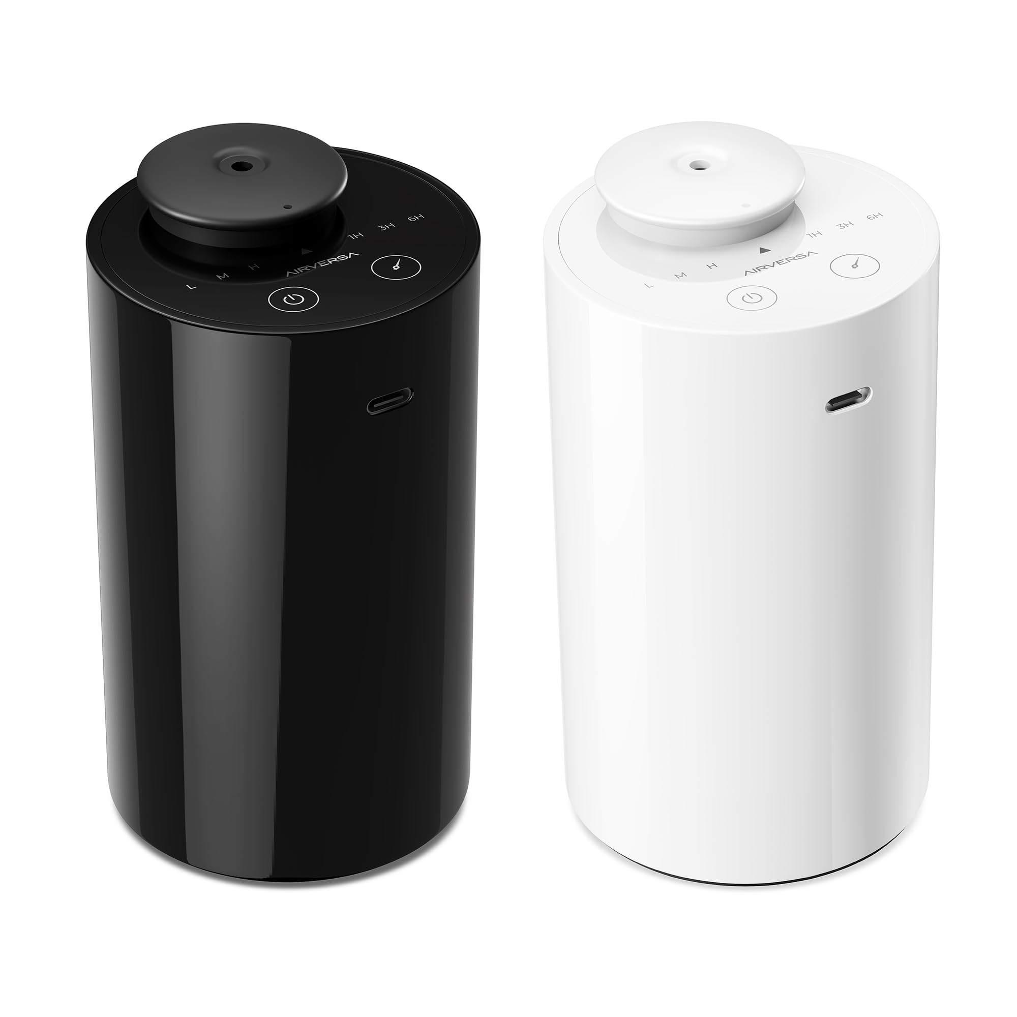 Airversa Waterless Diffuser for Essential Oils – Battery-Powered Car Diffuser