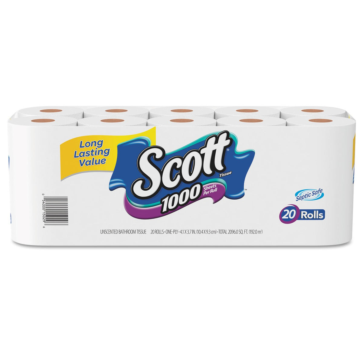 Toilet Paper Scott Trusted Clean - 1-Ply Septic-Safe