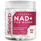 NAD+ Supplement for Women by Selerb | Energy & Skin Health

