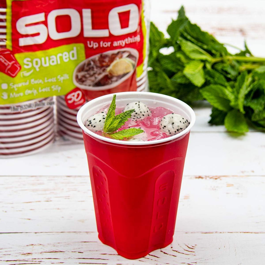 SOLO Squared Plastic Party Cups

