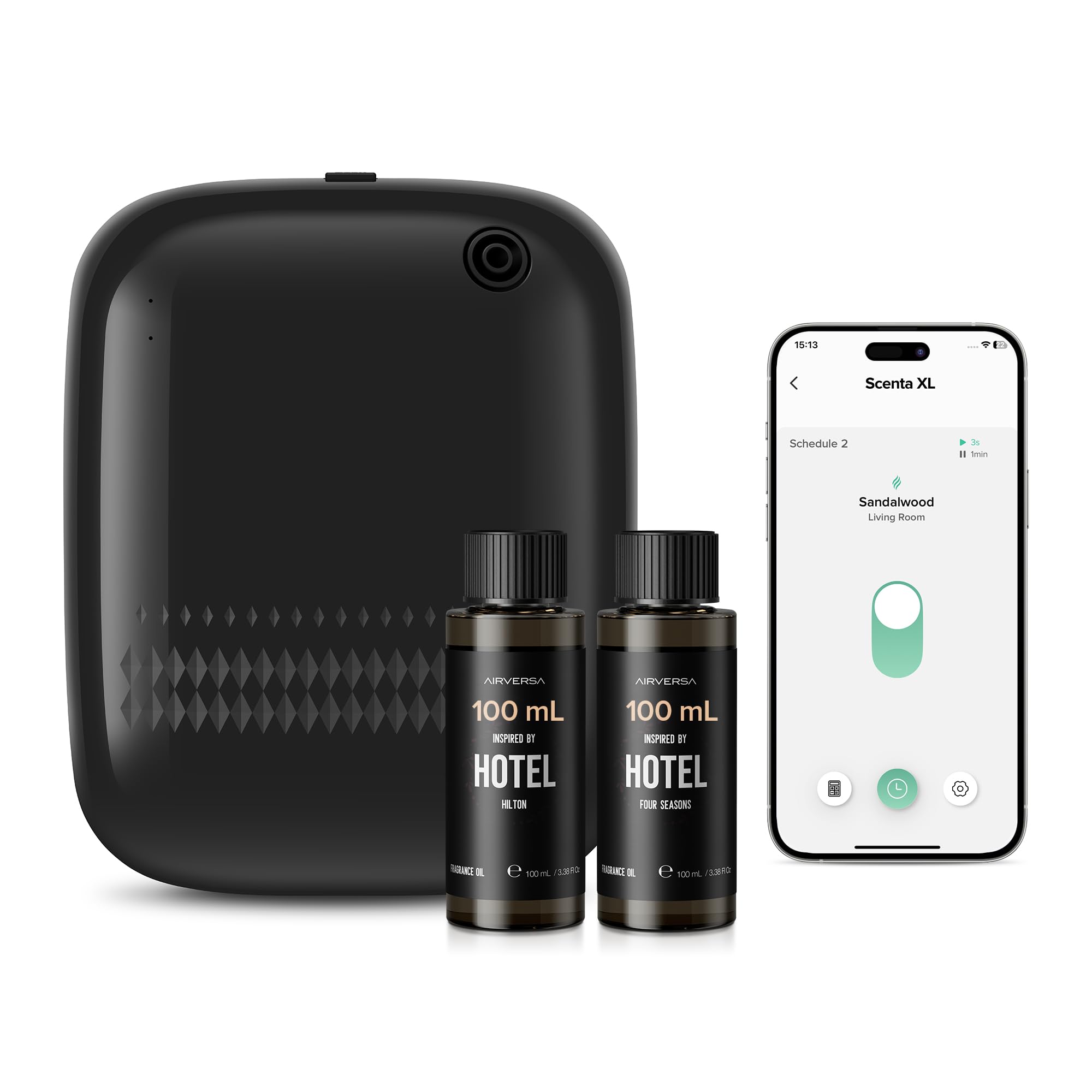 Airversa Waterless Essential Oil Diffuser for Large Spaces, Up to 2000 sq ft