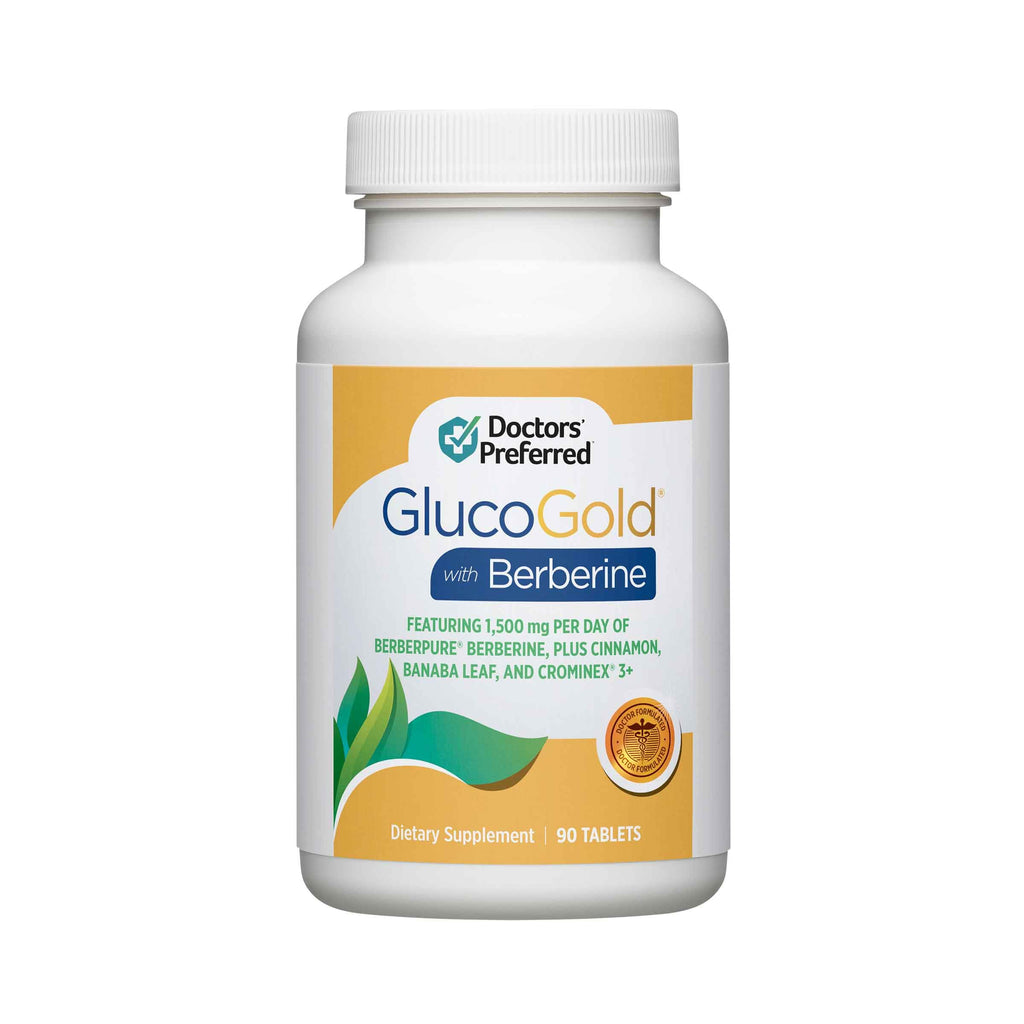 DOCTORS' PREFERRED GlucoGold Berberine | Cinnamon & Chromium


