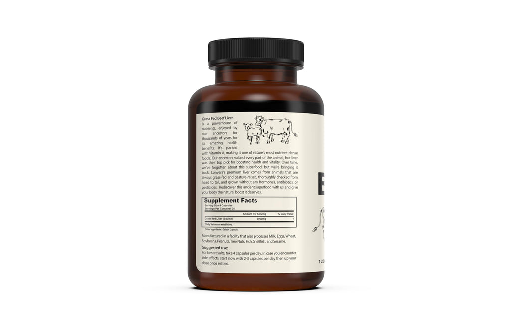 Lonvera Beef Liver Capsules - Energy Support

