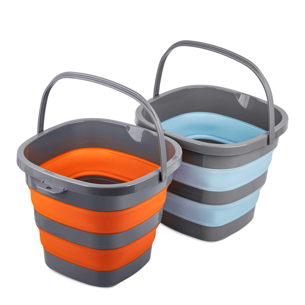 Collapsible Plastic Bucket Foldable for Home & Outdoors

