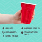 SOLO Squared Plastic Party Cups

