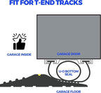 Holikme EPDM Garage Door Bottom Seal | Universal T-End Track

