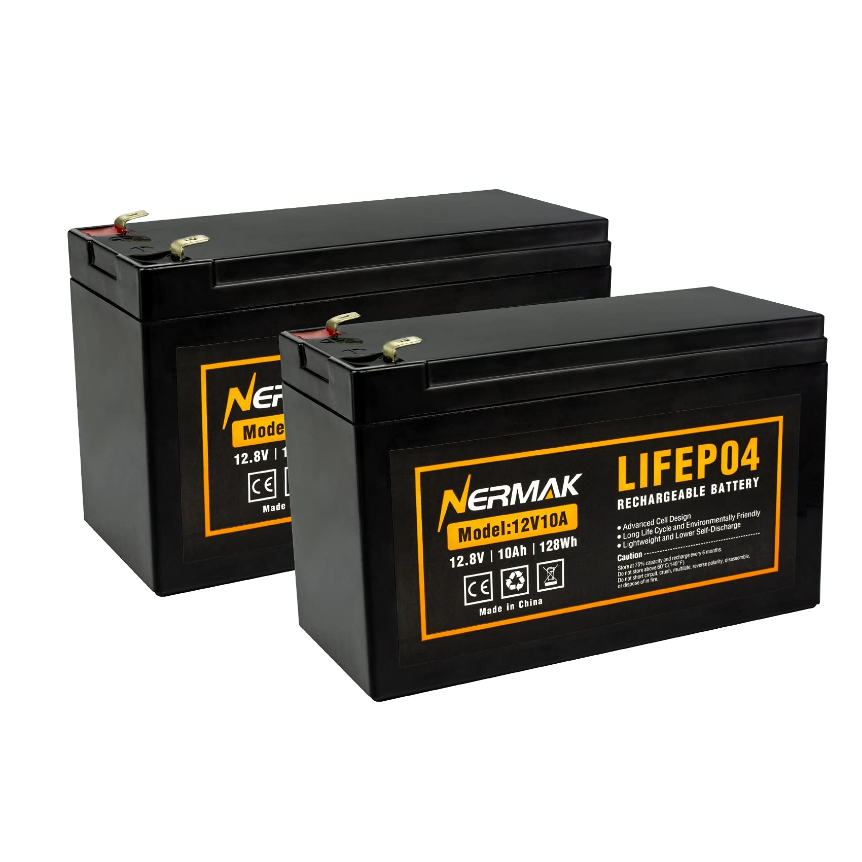Nermak LiFePO4 Deep Cycle Battery with Built-in BMS

