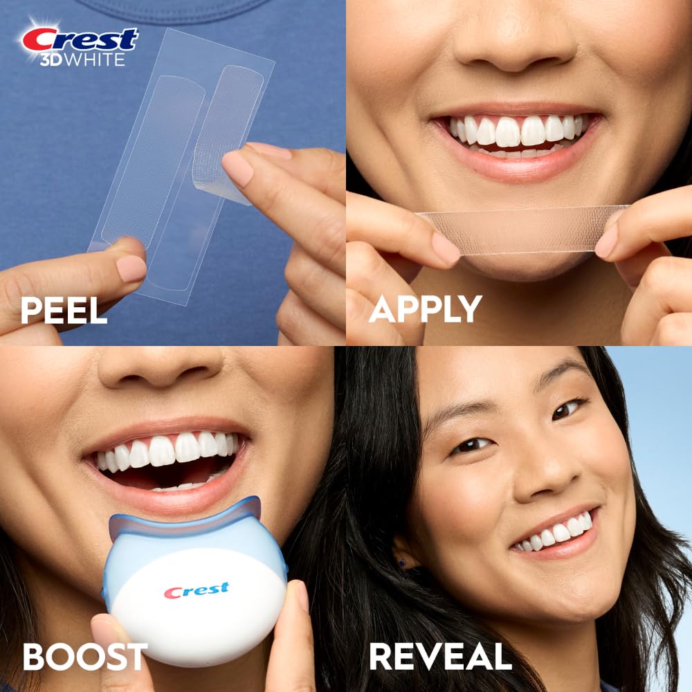 Crest 3D Teeth Whitening Kit | Enamel-Safe Whitening

