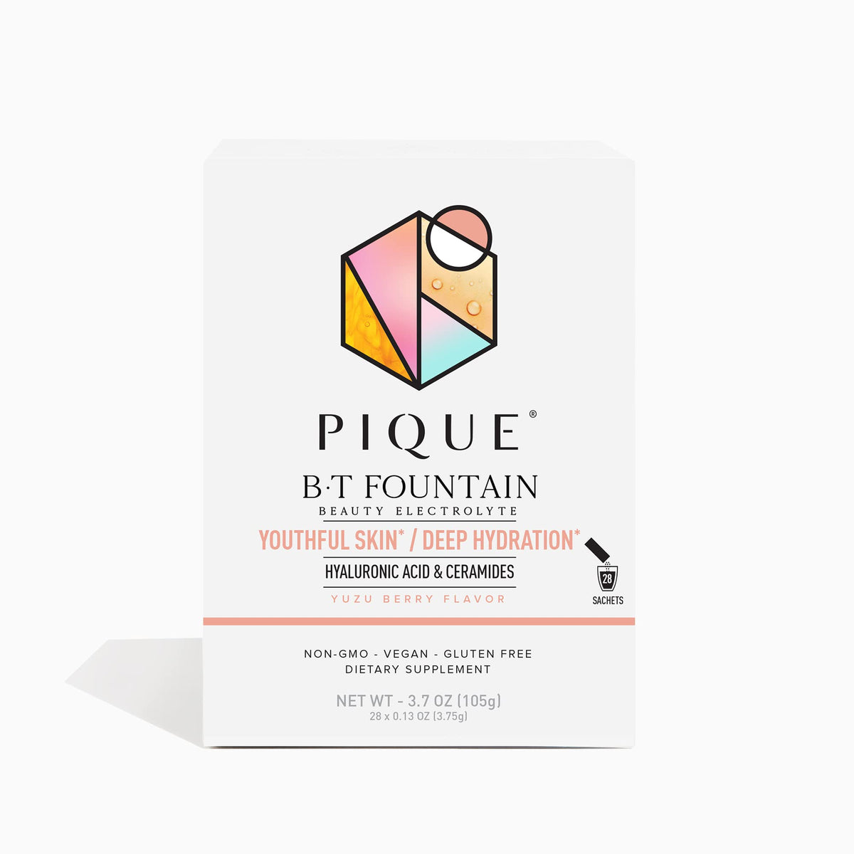 PIQUE Fountain Beauty Electrolyte Powder for Hydration