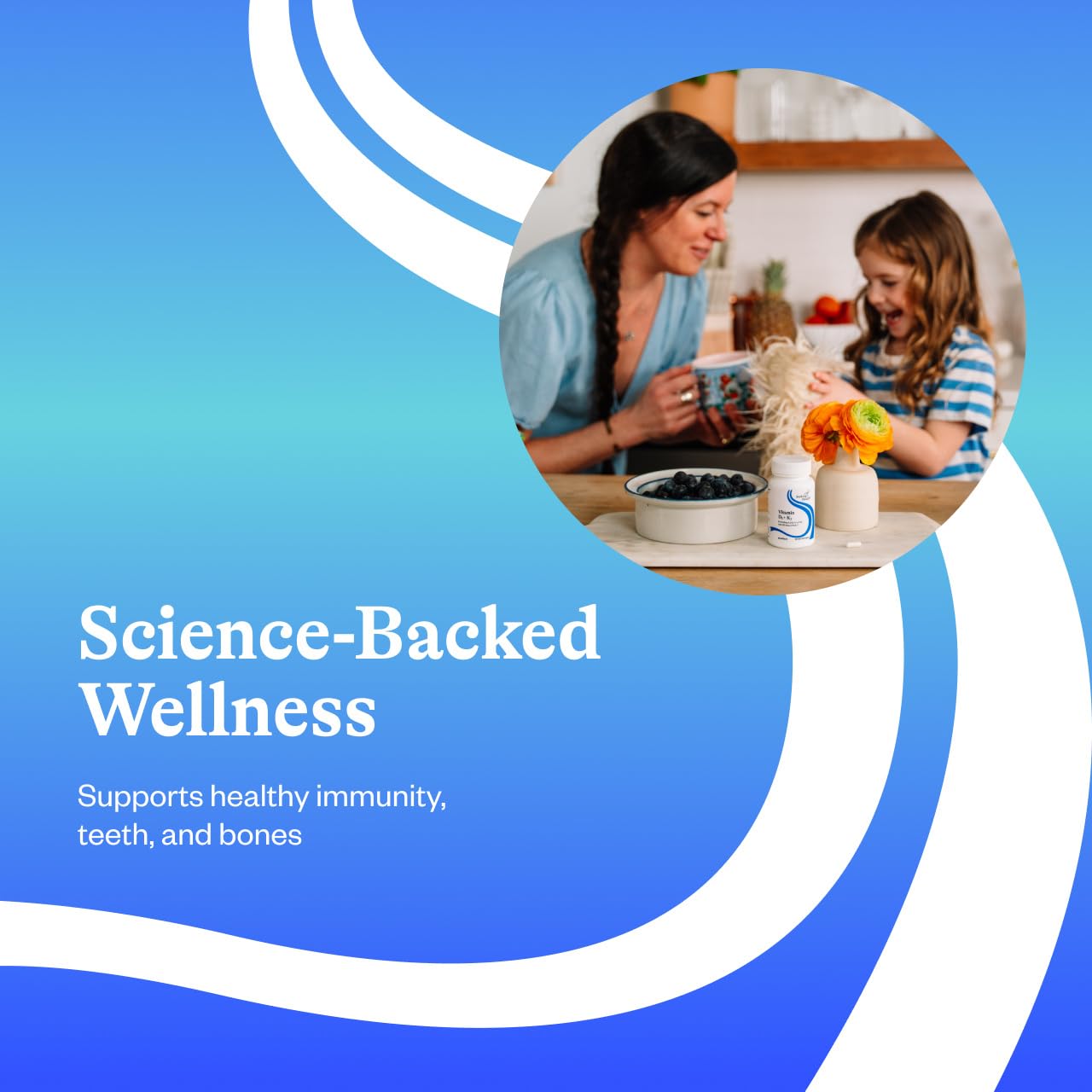 Seeking Health Vitamin D3 + K2 Vegetarian Supplement

