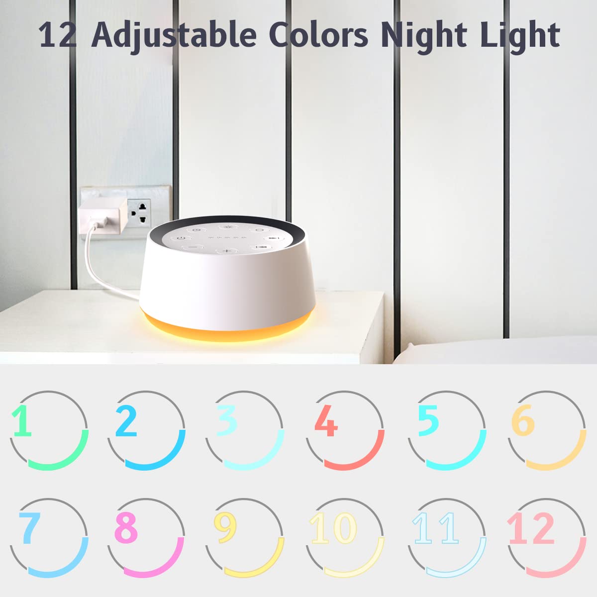 Noise Sound Machine - 30 Sounds, Memory, Timers

