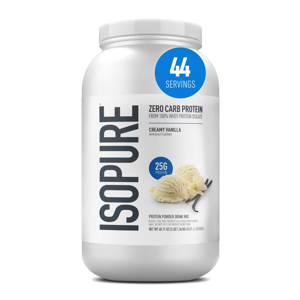 Isopure Zero Carb Whey Protein Isolate Powder Gluten Free


