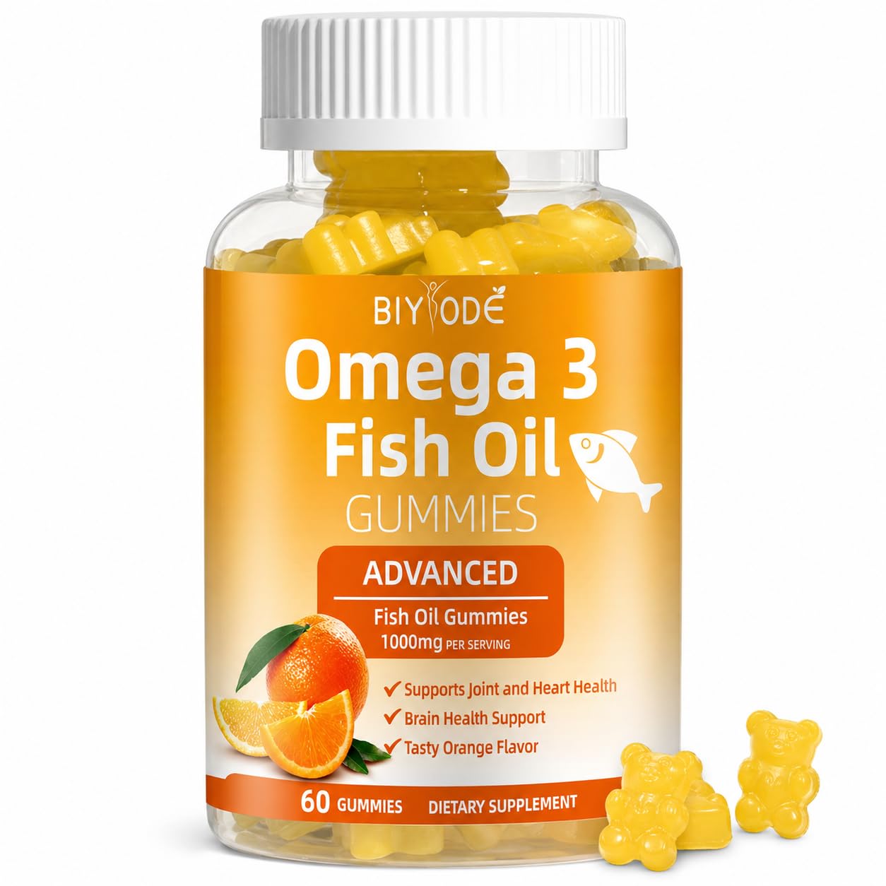 Omega-3 Fish Oil Supplement for Heart, Brain & Eye Health