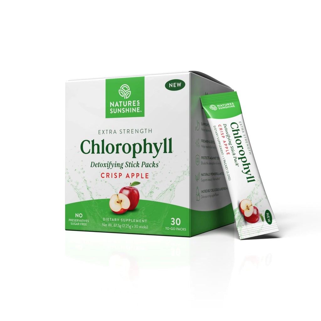 Nature's Sunshine Chlorophyll Stick Packs Detox & Digestive

