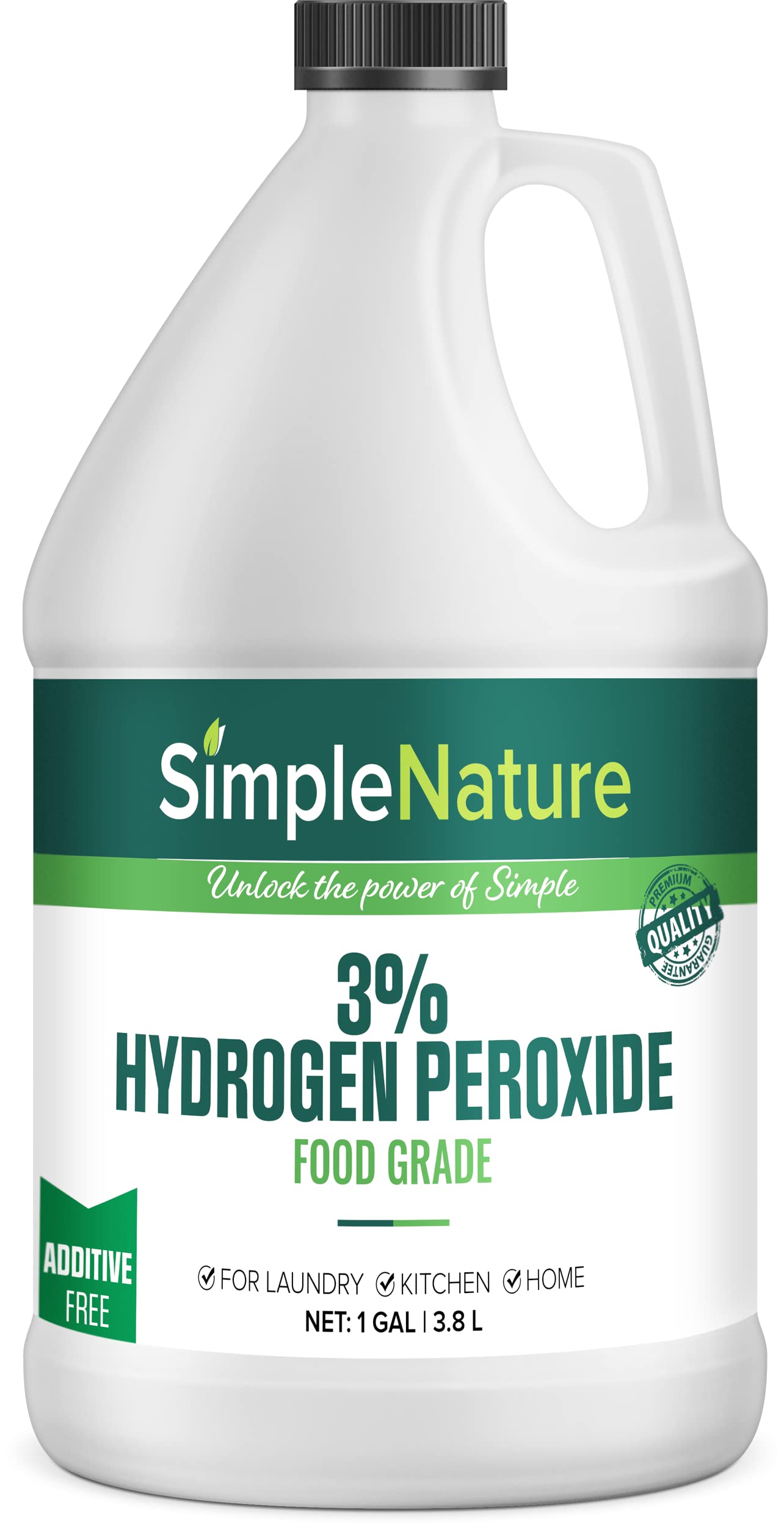 SimpleNature Food Grade Hydrogen Peroxide Solution Multipurpose Cleaner
