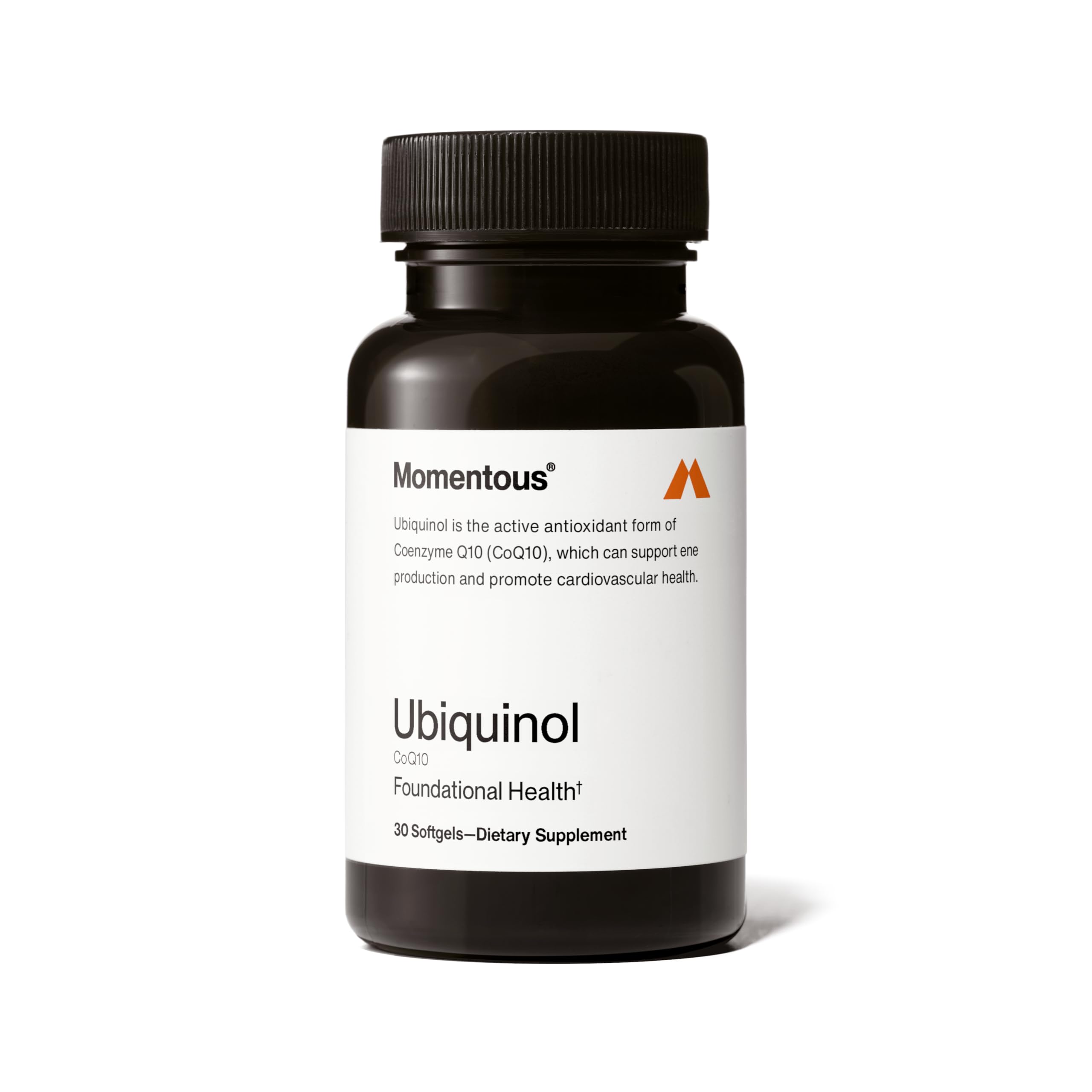 Momentous Ubiquinol CoQ10 Softgels - NSF Certified for Sport

