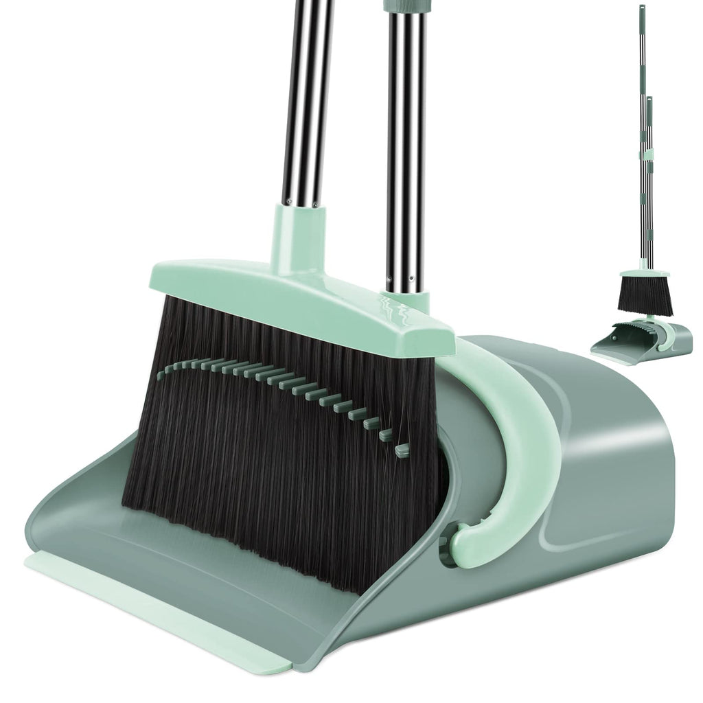Ivandar Broom and Dustpan Set - Long Handle

