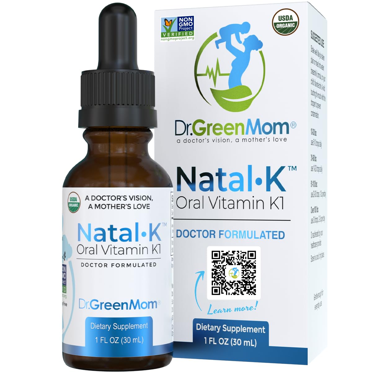 Dr. Green Mom Natal K Vitamin K1 Drops for Newborns

