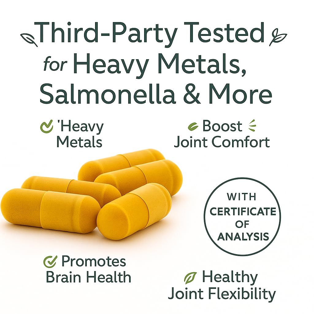 Me First Living Turmeric Curcumin Supplement | Joint Support


