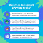 First Day Teen Multivitamin Gummies - Organic Fruit & Veggie

