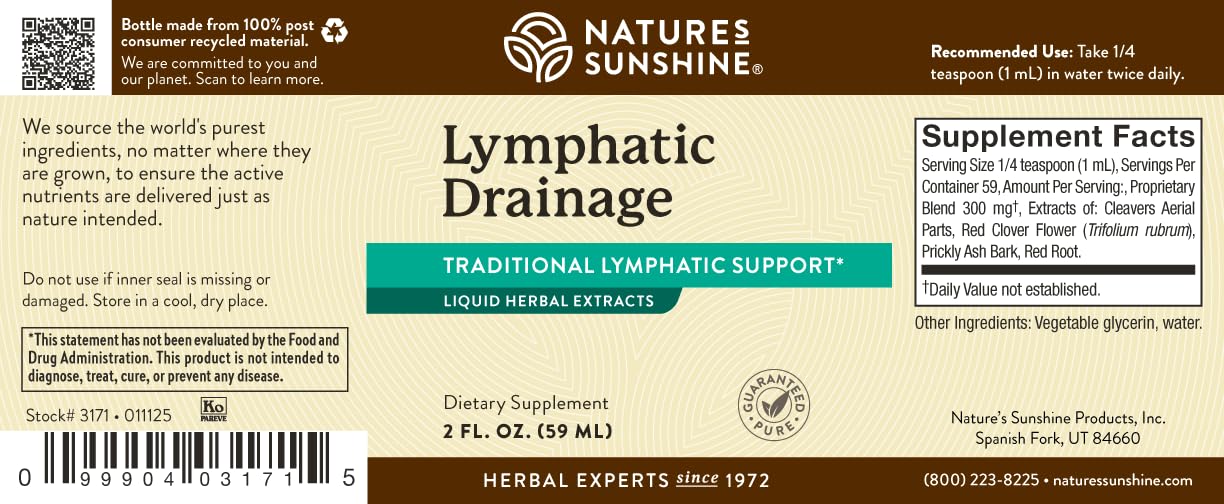 Lymphatic Drainage Drops by Nature's Sunshine

