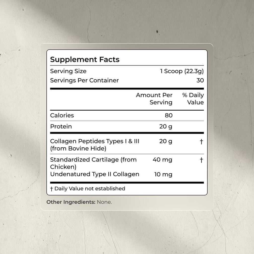 Collagen Peptides Powder by Blueprint Bryan Johnson

