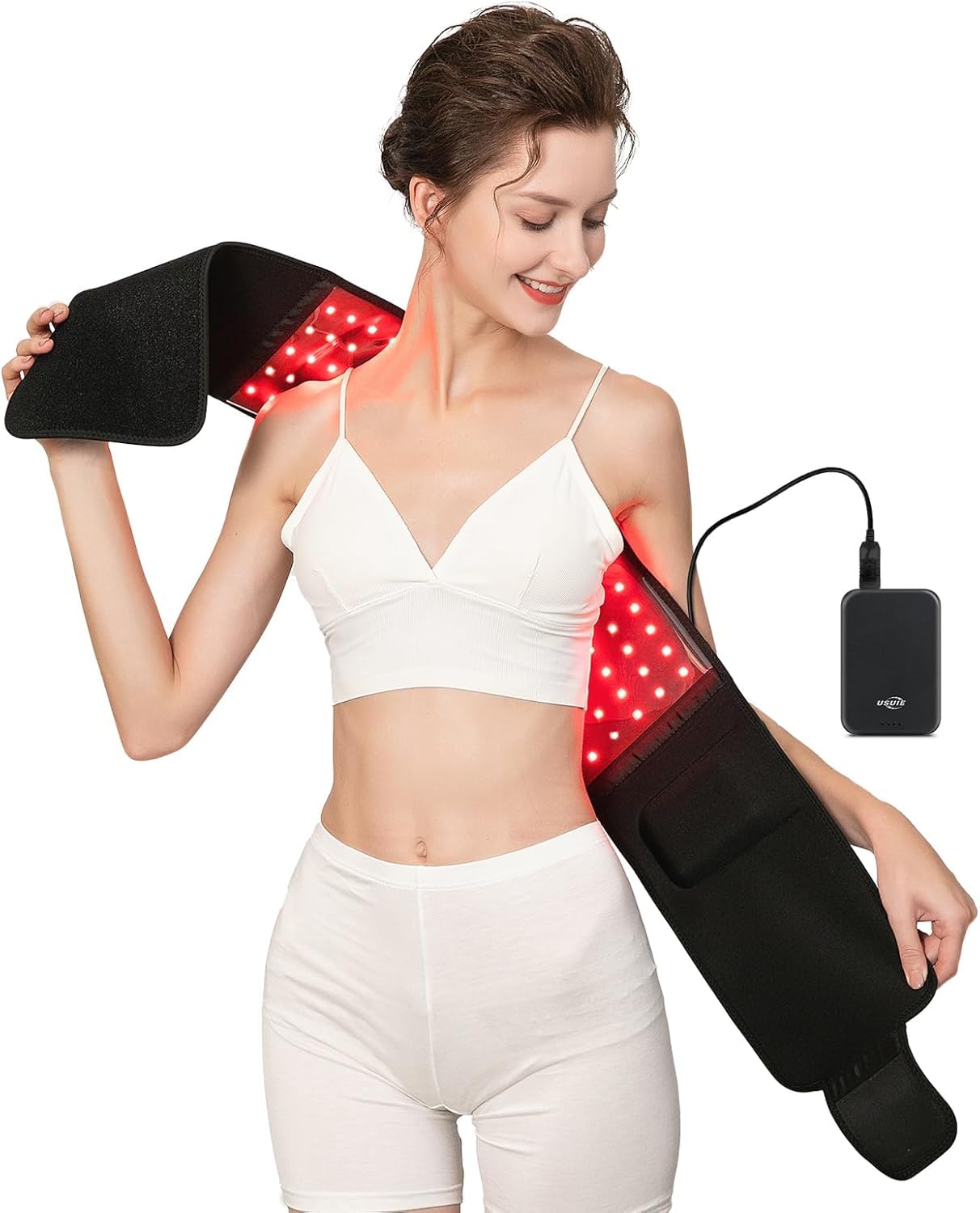 USUIE Red Light Therapy Belt for Body - Red & Infrared LED Therapy
